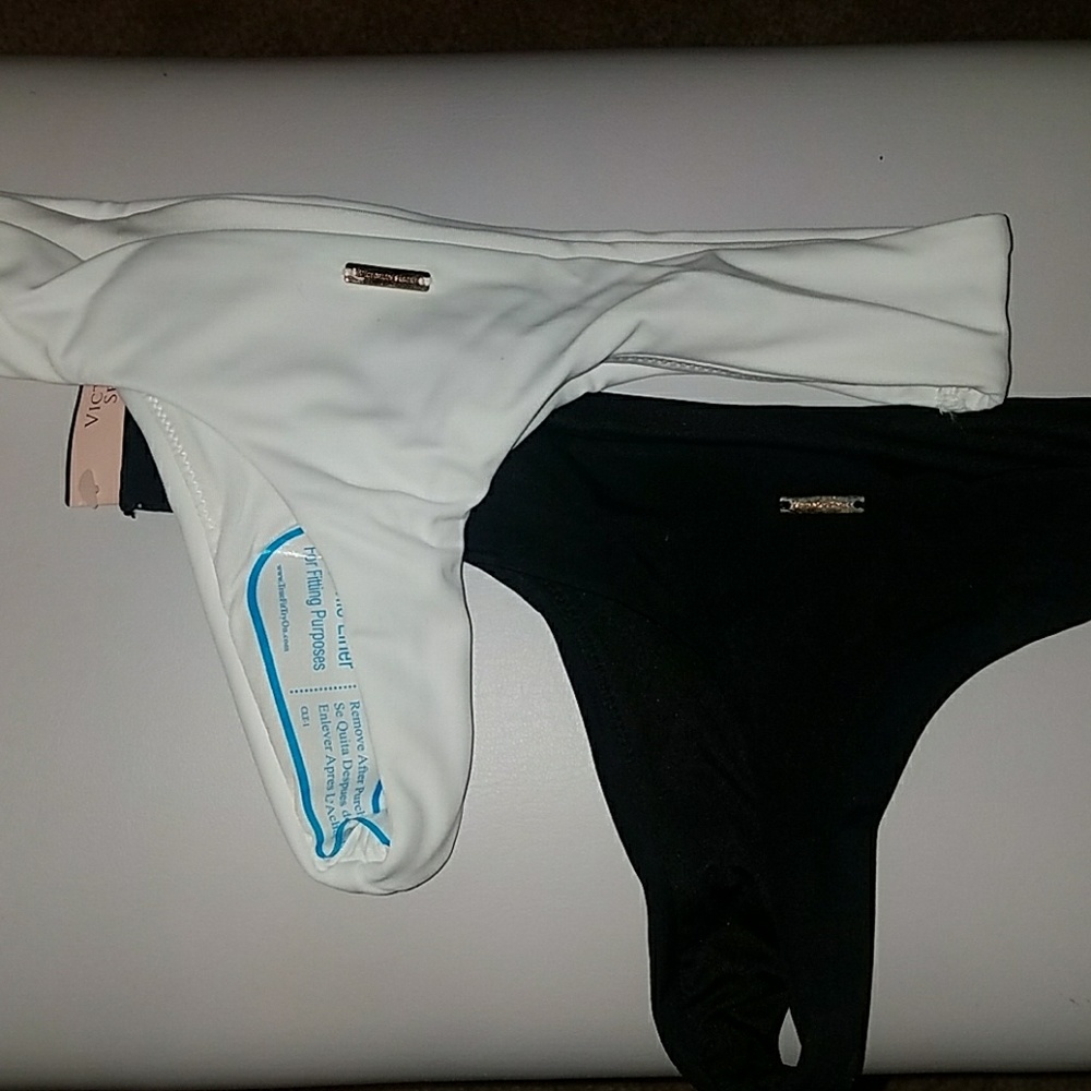 Thong bikini bottoms. Victorias secret.